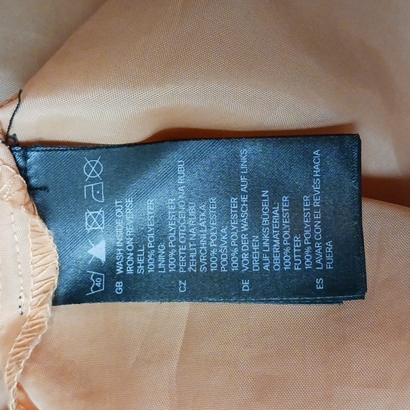 H&M Women's Casual Black Sheer Long Sleeve Dress Size 8 - Picture 8 of 8